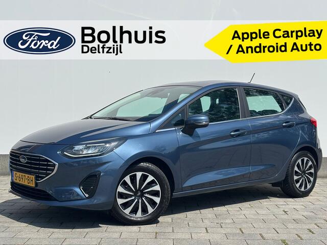Ford FIESTA EcoBoost Hybrid 125 pk Titanium | Parkeersensoren | All-season banden | Apple carplay |