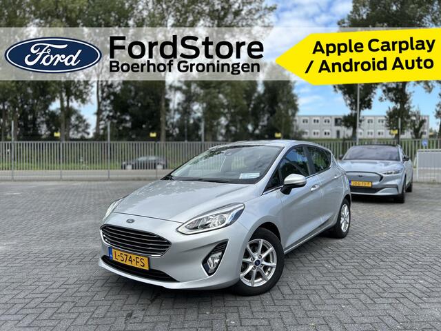 Ford FIESTA EcoBoost 95pk Titanium | Navi I Cruise I Park sensoren I Keyless I Pass stoel in hoogte I 15"LM