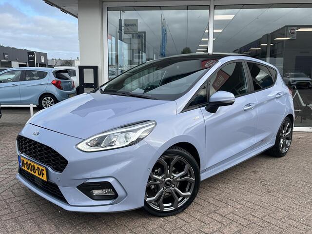 Ford FIESTA 1.0 EcoBoost ST-Line X Schuif/kanteldak, Parkeersensoren voor + achter, Navigatie, LMV, Premium geluid, Stoel- & Stuurwiel verwarmd, Adaptieve cruise control
