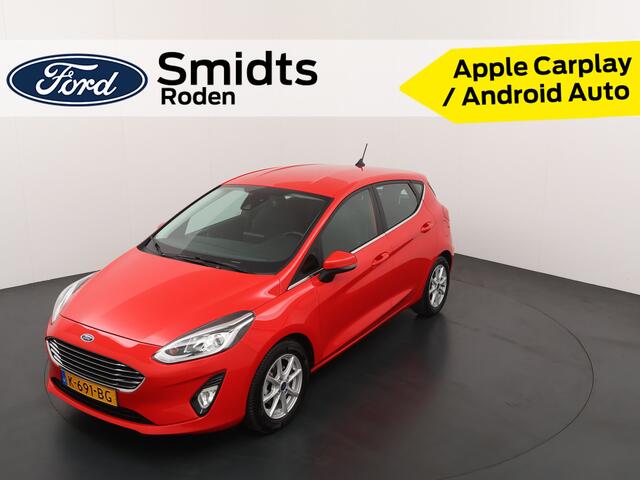 Ford FIESTA EcoBoost Hybrid 125 pk Titanium | Clima | Cruise | Parkeersensoren | Groot scherm | Apple Carplay