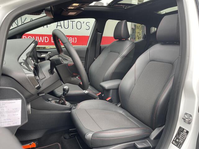 Ford FIESTA 1.0 EcoBoost Hybrid ST-Line X 18''/Panoramadak/Adaptieve cruise/Keyless/Camera/Blindspot/DAB/Apple Carplay & Android Auto/Stoel+stuur+voorruit verwarming