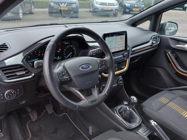Ford FIESTA 1.0 EcoBoost 101pk Active 5-Deurs | Navi | Apple Carplay+Android Auto | B&O Sound | Clima | Cruise | Pdc | Rijstrook+Licht+Regensensor | Stuur+Stoelverwarming | 17''lm