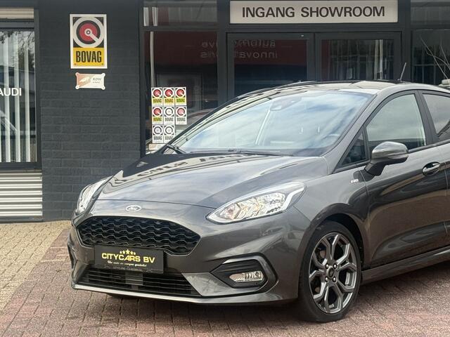 Ford FIESTA 1.0 EcoBoost ST-Line 101 pk apple carplay climate ctr keyless entry cruise ctr 5 drs pdc a lmv 17 inch 1e eigenaar dealer onderhouden