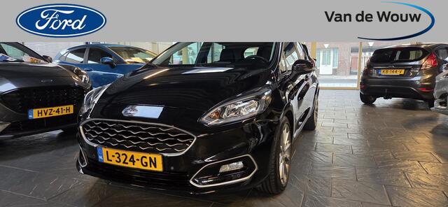 Ford FIESTA 1.0 EcoBoost Hybrid Vignale Lederen bekleding-125pk-addaptieve cruise-winterpack