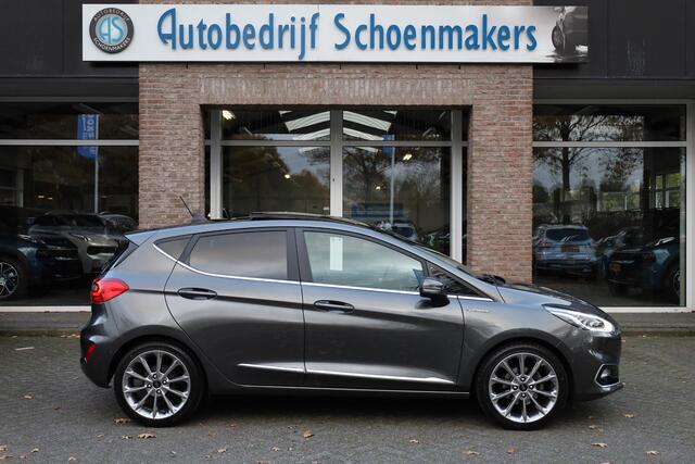 Ford FIESTA 1.0 EcoBoost Vignale LEER PANO CARPLAY B&O STOEL/STUUR/RUITVERW. CAMERA ACC CLIMA NAVI DAB NAP 2XPDC 17''LMV