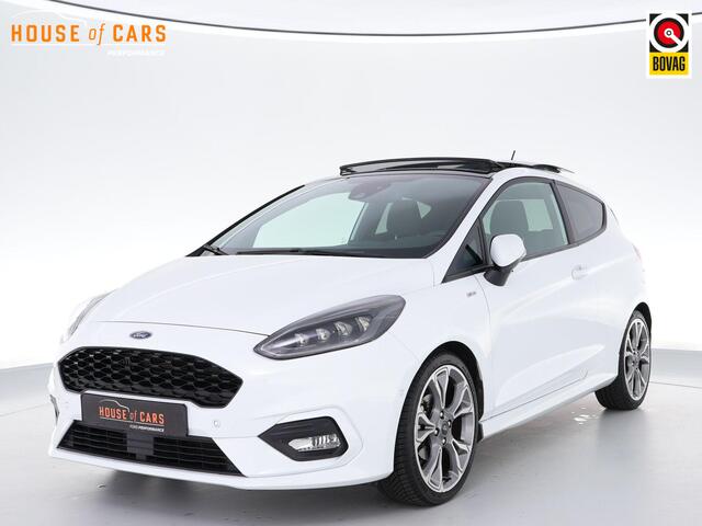 Ford FIESTA ST-Line 1.0 125pk AUTOMAAT |panoramadak|LED-koplampen|18" lichtmetalen wielen|Apple Carplay|blindspot|winter pack|parkeersensoren en camera|adaptive cruise control|
