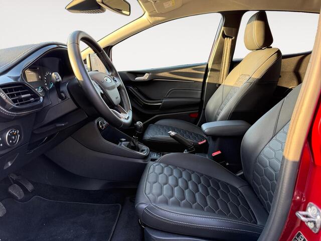 Ford FIESTA 1.0 EcoBoost Hybrid Vignale | LEDER | NAVI | STOEL/STUUR VERWARMING | BOMVOL | 1 JAAR GARANTIE