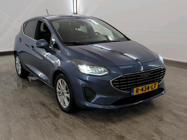 Ford FIESTA 1.0 Hybrid Titanium X 1e Eigenaar | Volledig Onderh | BTW | Camera | Navi | Carplay | Full Led | Cruise | DAB | PDC