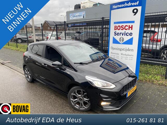Ford FIESTA 1.0 EcoBoost ST-Line met o.a. cruise, stoel- en voorruitverwarming, navi, etc.