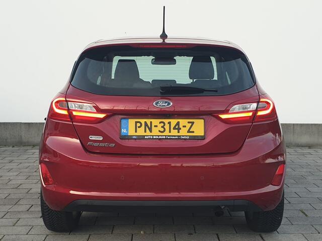 Ford FIESTA Titanium EcoBoost 100 pk | Adapt. Cruise | Afneembare Trekhaak | B&O | Climate control | Camera | Verwarmde Voorruit | Apple carplay/Android auto |