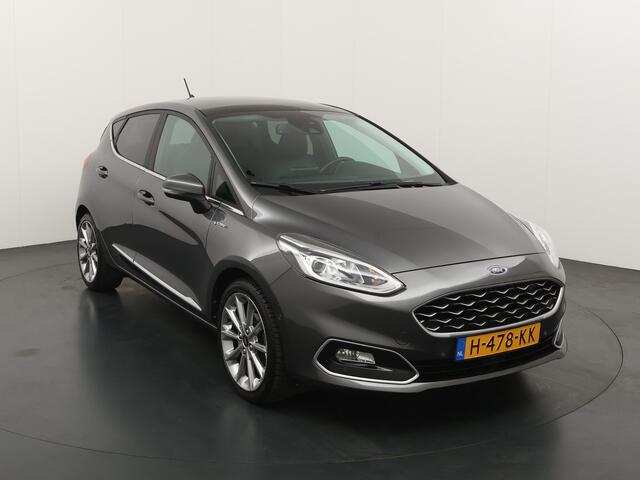 Ford FIESTA EcoBoost 125 pk Vignale | Pano | Winter Pack | Camera | Leer | Adapt. cruise | B&O | 17" | Pr. glass |