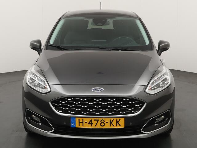 Ford FIESTA EcoBoost 125 pk Vignale | Pano | Winter Pack | Camera | Leer | Adapt. cruise | B&O | 17" | Pr. glass |