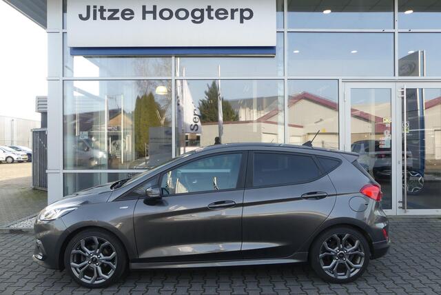 Ford FIESTA 1.0 EcoBoost ST-Line TREKHAAK AFNEEMBAAR (1.000KG), WINTER PACK, CRUISE, CLIMA, NAVI, PDC, LANE ASSIST, DAB, APPLE CARPLAY/ANDROID AUTO, 69.856KM