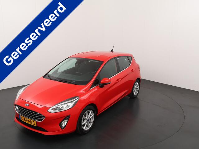 Ford FIESTA EcoBoost Hybrid 125 pk Titanium | Clima | Cruise | Parkeersensoren | Groot scherm | 17-inch |
