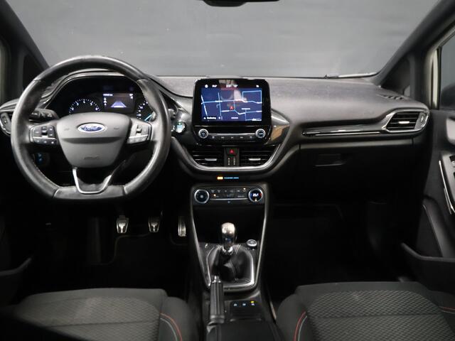 Ford FIESTA 1.0 EcoBoost ST-Line [APPLE CARPLAY, ADNROID AUTO, CRUISE CONTROL, LANE ASSIST, PDC ACHTER, AUTOMATISCHE AIRCO, LICHTMETALEN VELGEN, NIEUWSTAAT]