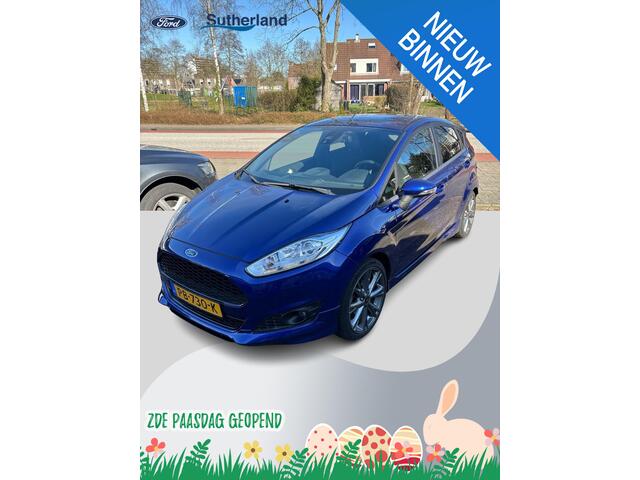 Ford FIESTA 1.0 EcoBoost ST Line 100pk Achterspoiler | Trekhaak | Cruise control | Voorruit verwarming | Climate control