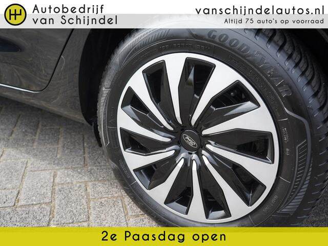 Ford FIESTA 1.0 ECOBOOST HYBRID TITANIUM ORIGINEEL NEDERLANDS NIEUW MODEL FULL LED ANDROID/APPLECARPLAY NAVI PARKEERSENSOREN ECC AIRCO CRUISECONTROL RIJSTROOKSENSOR 4X PERF ALL SEASON BANDEN ENZ...