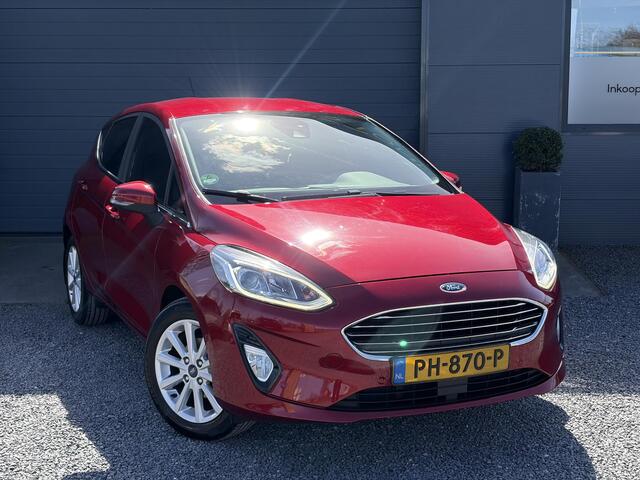 Ford FIESTA 1.0 EcoBoost Titanium Dealer Onderhouden,6 Bak,Navi,Camera,Clima,Cruise,Lm velgen,Apple Carplay/Android Auto,Rijstrooksensor,Pdc V+A,102pk,N.A.P,Apk tot 04-2027,Titanium Uitvoering