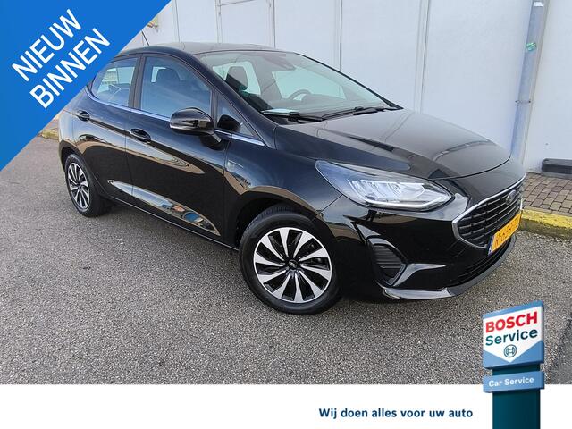 Ford FIESTA 1.0 EcoBoost Hybrid Titanium X DAB, climate en cruise control, led verlichting, navi, carplay, 1e eigenaar