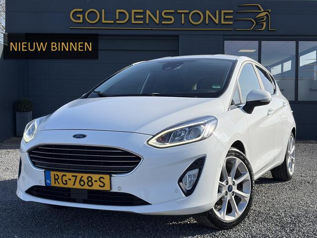 Ford FIESTA 1.0 EcoBoost Titanium 2e Eigenaar,6 Bak,Camera,Trekhaak,Navi,102pk,Pdc V+A,Lm velgen,5 Deurs,N.A.P,Net beurt gehad,Bj 11-2017,Rijstrooksensor,Apk tot 12-2026