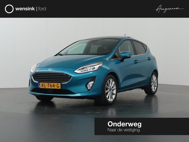 Ford FIESTA 1.0 EcoBoost Titanium | Panoramadak | Winterpack | B&O | Parkeercamera | Navigatie | Climate Control |