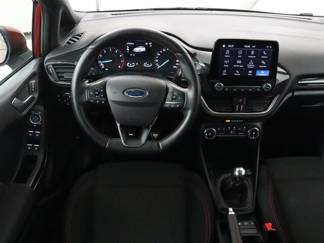 Ford FIESTA 1.0 EcoBoost ST-Line | 1e eigenaar | Panoramadak | Carplay | Climate control | Parkeerhulp | Cruise control | DAB | Bluetooth | Keyless start
