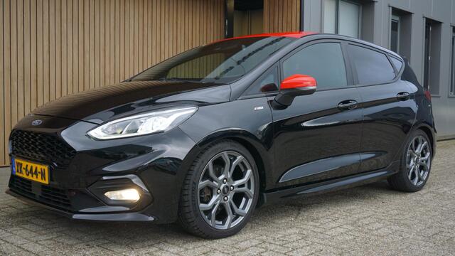 Ford FIESTA 1.0 EcoBoost 146Pk/235Nm ST-Line Black&Red B&O 17inch LM Verlaagd Navi DAB Stoel&Stuurverwarming LED *NL auto*