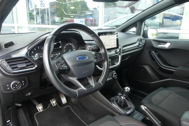Ford FIESTA 1.0 EcoBoost ST-Line AFN. TREKHAAK, WINTER PACK, CRUISE, CLIMA, NAVI, PDC, APPLE CARPLAY/ANDROID AUTO, B&O, LANE ASSIST, 77.824KM