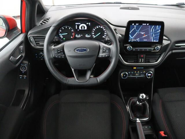 Ford FIESTA 1.0 EcoBoost ST-Line | 1e eigenaar | Carplay | Navigatie | B&O Sound | Parkeerhulp | Climate control | Bluetooth | Cruise control | 17'' velgen | Sportstoelen | Keyless start | 86.500km NAP