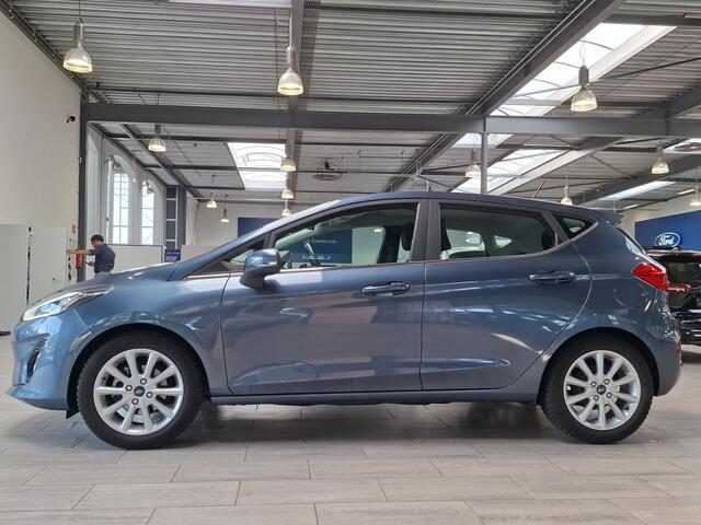 Ford FIESTA EcoBoost 100pk Titanium | Adapt. Cruise | B&O | Trekhaak | Parkeerhulp | Camera | B&O | Apple/Android Carplay |