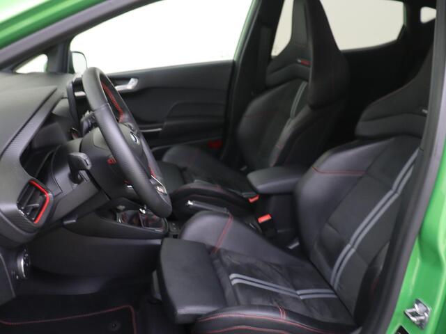 Ford FIESTA 1.5 Ecoboost ST-X | Camera | Apple Carplay/Android Auto | Stoel-stuur verwarming | lederen/microvezel bekleding | lichtmetalen velgen 18" | matrix LED koplampen | navigatiesysteem full map |
