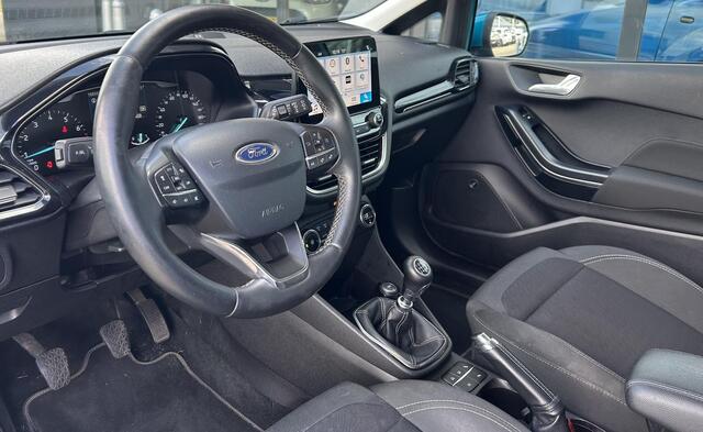 Ford FIESTA 1.0 EcoBoost Titanium 101PK | LUXE | Achteruitrijcamera | B&O Audio | Climate Control | Navigatie | Adaptive Cruise Control | Voorruitverwarming | Parkeersensoren Voor en Achter | Lichtmetalen Velgen | 2 Sleutels | DAB+ | NAP |
