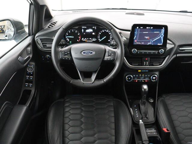 Ford FIESTA 1.0 EcoBoost Vignale | Panoramadak | Leder | Stuur/stoelverwarming | B&O sound | Climate control | Dodehoek detectie | Adaptive Cruise | Camera | Park assist |