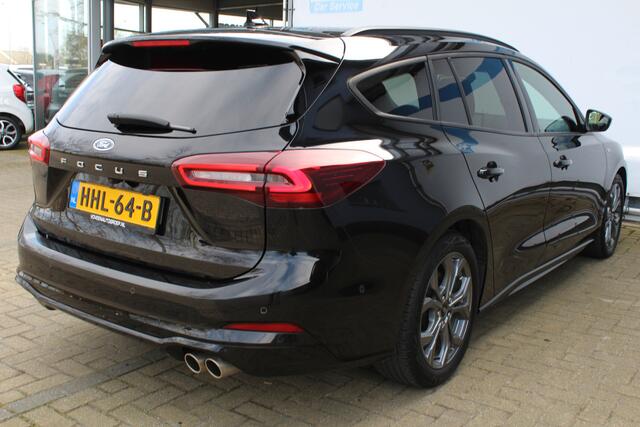 Ford FOCUS Wagon 1.0 EcoBoost Hybrid ST Line X | Panoramadak | Stoel/Stuurverwarming | Achteruitrijcamera | Parkeersensoren V+A | Adaptive cruise controle | Lane assist | Dodehoek sensoren | Schuif/kantel dak | Navigatie | Climate controle | Keyless start | Apple Ca