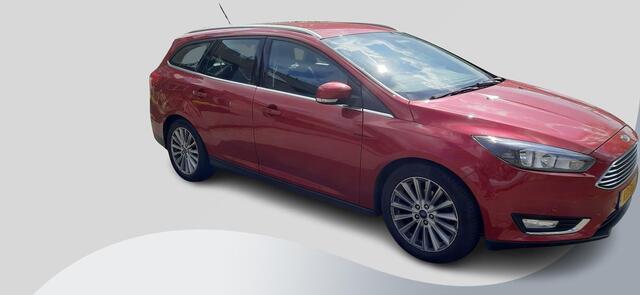 Ford FOCUS Wagon 1.0 Ecoboost Titanium 100pk Trekhaak | Voorruit Verwarming | Climate control | Navigatie | 17 inch velgen