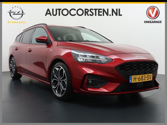 Ford FOCUS Wagon 1.0T 126PK EcoBoost ST Line Trekhaak Design Pack 2 Apple Carplay Android Auto Navi Ecc Stuur+Stoel+Voorruit Verwarming Cruise Control ASLD Pdc Business Winter Pack Keyless Led Comfort Pack Lmv 18" Privacy Glas Licht-Regensensor Wifi Bluetooth Rijstr