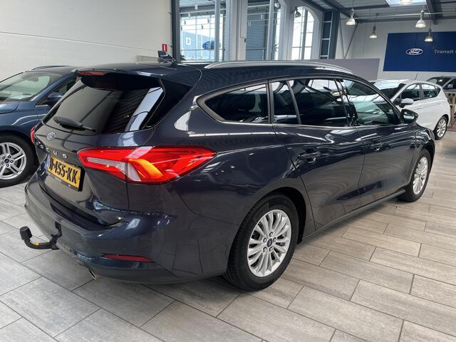 Ford FOCUS Wagon EcoBoost 125pk Titanium | Trekhaak | Keyless | 100% dealer onderhouden | Cruise | Clima |