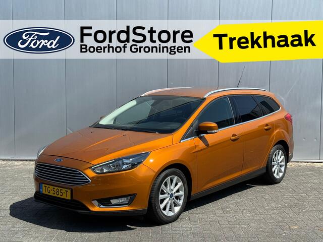 Ford FOCUS Wagon Titanium 125PK | Trekhaak | SYNC 3 | All season | Keyless entry | Clima | Cruise |