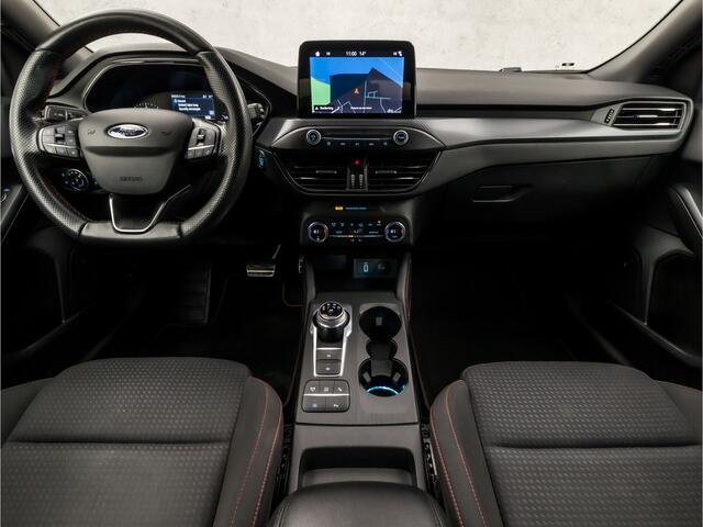Ford FOCUS 1.5 EcoBoost ST Line Sport 150Pk Automaat (APPLE CARPLAY, GROOT NAVI, CLIMATE, RODE REMKLAUWEN, CAMERA, SPORTSTOELEN, ADAPTIVE CRUISE, KEYLESS, NIEUWE APK, NIEUWSTAAT)