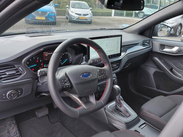 Ford FOCUS Wagon 1.0 EcoBoost 155pk Hybrid Automaat ST Line | Navi | Apple Carplay+Android Auto | Clima | Adap.Cruise | Dodehoek+Rijstrook+Licht+Regensensor | Led Koplampen | Privacy Glass | 17''lm
