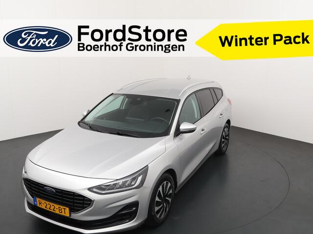 Ford FOCUS Wagon EcoBoost Hybrid 125 pk Titanium | Winter Pack | Camera | Navi | Clima | Cruise | Keyless entry | 100% dealer onderh. |