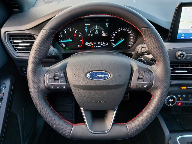 Ford FOCUS 1.0 EcoBoost 155pk Hybrid Automaat ST-Line X | Navi | Apple Carplay | Adap.Cruise | Panorama Schuifdak | Dodehoek+Rijstrooksensor | Led Koplampen | Keyless Entry | Pdc+Assist+Camera | 18''lm