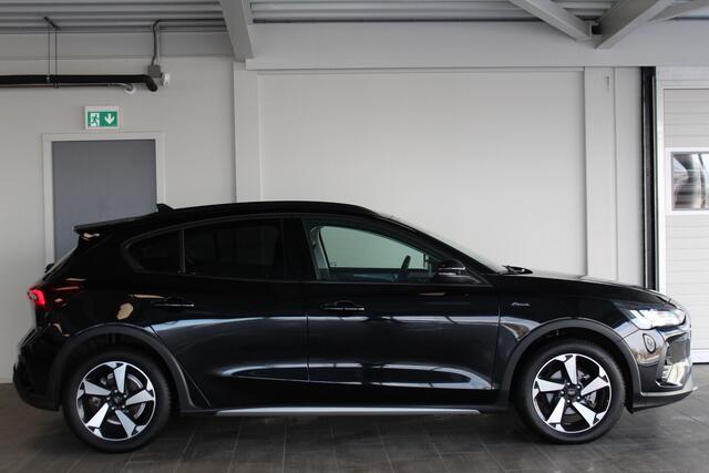 Ford FOCUS 1.0-155pk EcoBoost Mild-Hybrid Active X AUTOMAAT ! In nieuwstaat ! Slechts 6.250km ! Autm. airco dual, stoel-, stuur- en voorraamverw., navigatie, telefoonvoorb., LED verl., camera, parkeersensoren v+a, cruise control, trekhaak etc.