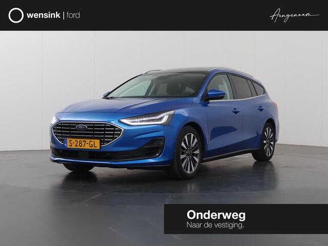 Ford FOCUS Wagon 1.0 EcoBoost Hybrid Titanium X | Trekhaak | Panoramadak | Winterpakket | B&O | Cruise Control Adaptief |