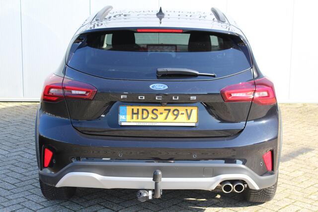 Ford FOCUS 1.0-155pk EcoBoost Mild-Hybrid Active X AUTOMAAT ! In nieuwstaat ! Slechts 6.250km ! Autm. airco dual, stoel-, stuur- en voorraamverw., navigatie, telefoonvoorb., LED verl., camera, parkeersensoren v+a, cruise control, trekhaak etc.