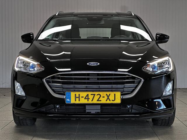 Ford FOCUS Wagon 1.5 EcoBlue Titanium Business/ Trekhaak/ Keyless/ 16'' LMV/ LED Koplampen/ Apple + Android/ DAB+/ Navi/ Clima/ Cruise/ Bluetooth/ Multi. LEDER. Stuur/ Mistl./ PDC V+A/ Chroom.
