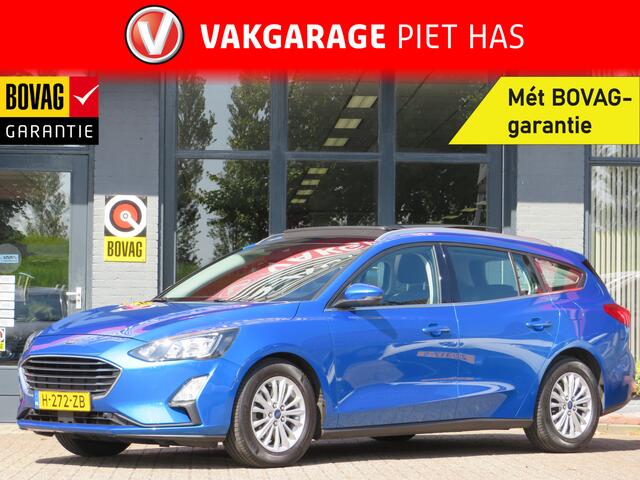 Ford FOCUS Wagon 1.0 EcoBoost Titanium Business 125-PK | Clima-Airco | Android Auto | Keyless Entry | Incl. BOVAG Garantie | Pano dak|