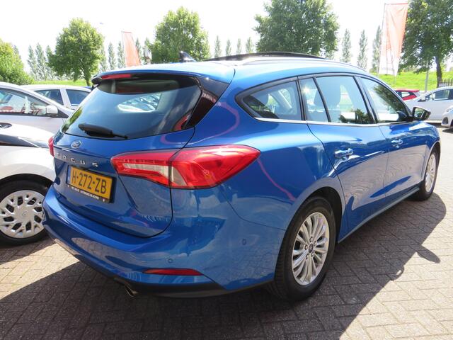 Ford FOCUS Wagon 1.0 EcoBoost Titanium Business 125-PK | Clima-Airco | Android Auto | Keyless Entry | Incl. BOVAG Garantie | Pano dak|