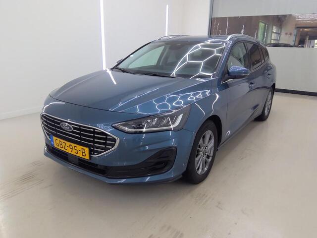Ford FOCUS 155pk Eco Hybrid Automaat Titanium Groot Sync-4 Navi Trekhaak All seasons Wagon Dealeronderhouden
