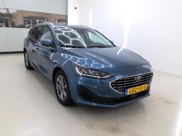 Ford FOCUS 155pk Eco Hybrid Automaat Titanium Groot Sync-4 Navi Trekhaak All seasons Wagon Dealeronderhouden